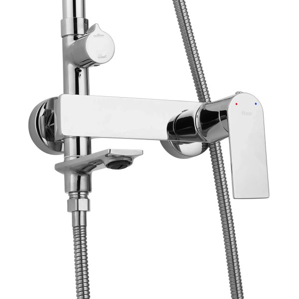 Душевая система с изливом Rea Storm Chrom (REA-P4882)