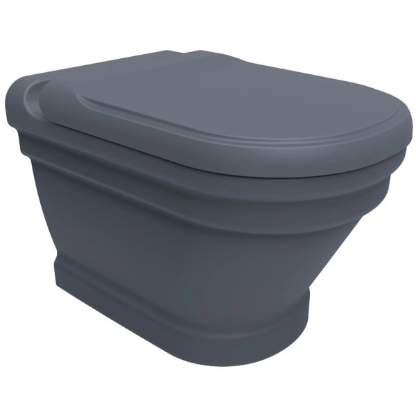 Унитаз подвесной Creavit Antik 35,5x53,1x37 базальт (AN320-11BM00E-0000)