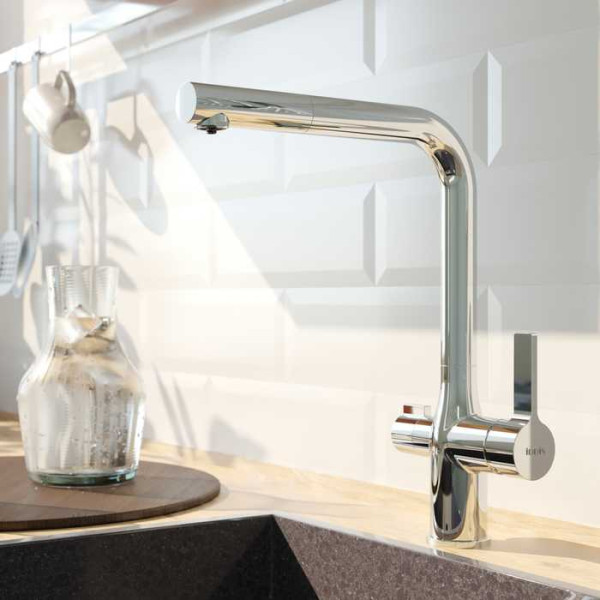 Смеситель для кухни Iddis Pure с переключателем на фильтр (PURSBFLi05) Смеситель для кухни Iddis Pure с переключателем на фильтр (PURSBFLi05)