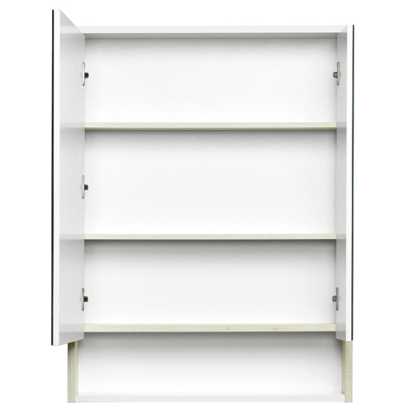 Шкаф зеркальный Aquaton Рико 65 Белый/Ясень фабрик (1A215202RIB90)