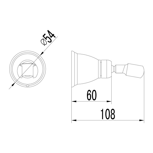 Крепление настенное Lemark поворотное для лейки золотой (LM80008G)