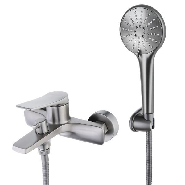 Смеситель для ванны и душа lemark Bronx графит (LM3714GM) Смеситель для ванны и душа lemark Bronx графит (LM3714GM)