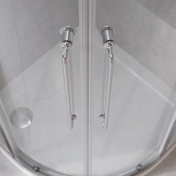 Душевой уголок Cezares Relax 304 90x90x200 стекло прозрачное, профиль хром (RELAX-304-R-2-90-C-CR)