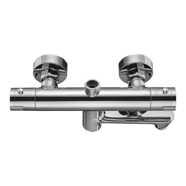 Смеситель для ванны и душа Swedbe Hermes термостат с повортн.изливом хром (9042) Смеситель для ванны и душа Swedbe Hermes термостат с повортн.изливом хром (9042)