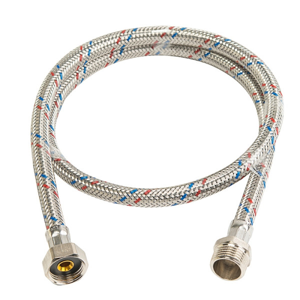 Подводка гибкая антивибрационная Uni-Fitt 800 мм 1" НВ DN 25 оплётка из нерж. стали (504S4408)