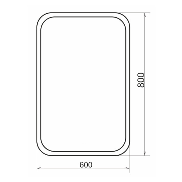 Зеркало Comforty Павия 600x800x40 белый (00-00001243) Зеркало Comforty Павия 600x800x40 белый (00-00001243)