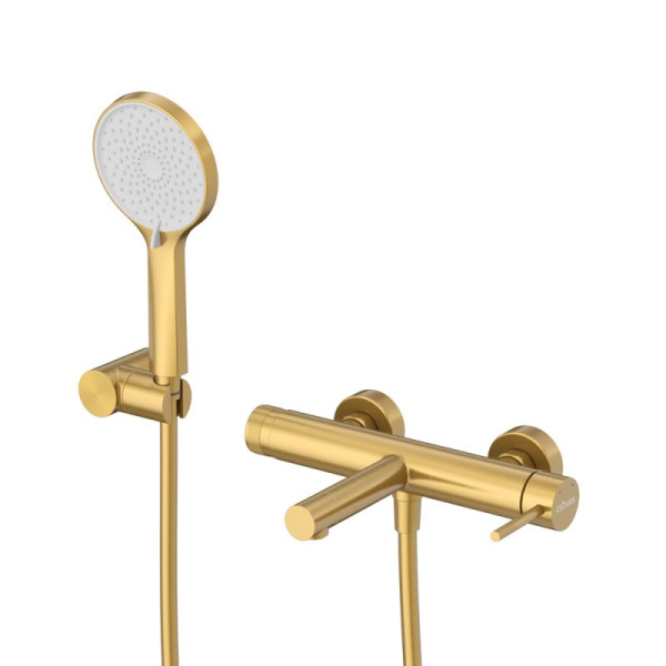 Смеситель для ванны и душа Cezares Relax брашированное золото матовый (RELAX-VD-BORO) Смеситель для ванны и душа Cezares Relax брашированное золото матовый (RELAX-VD-BORO)