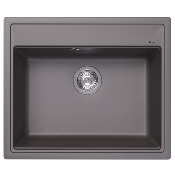Мойка для кухни Abber Quarz 51x60x21,7 серая (AQ2902G)