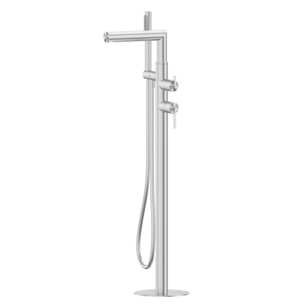 Смеситель напольный Abber Perfekte 316 сталь брашированная (AF8A15BST)