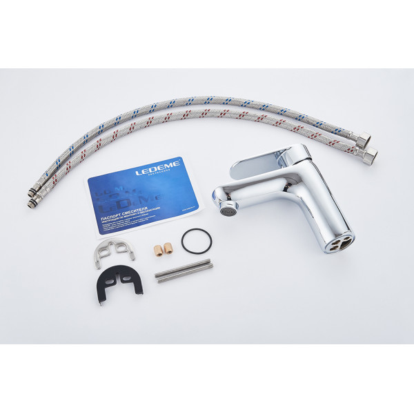 Смеситель для раковины Ledeme хром (L1010) Смеситель для раковины Ledeme хром (L1010)