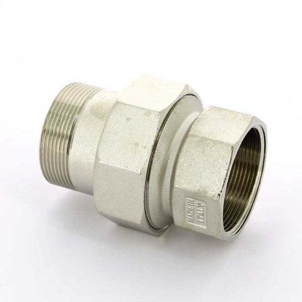 Сгон прямой (американка) 2" ВН Tiemme (никель) 1500337 / 1555N000909 Сгон прямой (американка) 2" ВН Tiemme (никель) 1500337 / 1555N000909