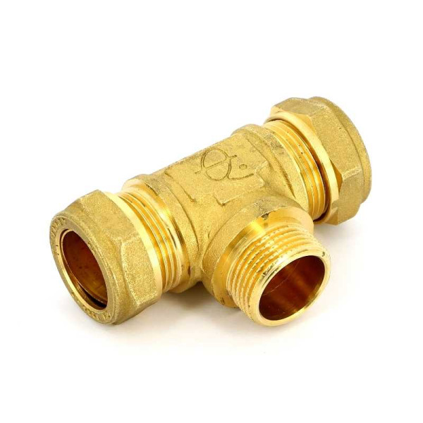 Тройник переходной 22*3/4"Н*22 (обжим) Tiemme (1100067) Тройник переходной 22*3/4"Н*22 (обжим) Tiemme (1100067)