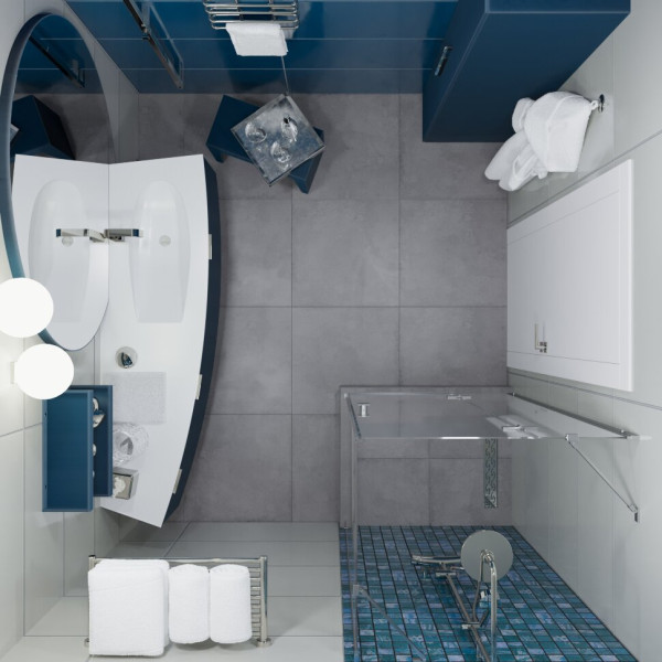 Душевой уголок Triton Брава-хром 120x80  стекло прозрачное, профиль хром (DK299)