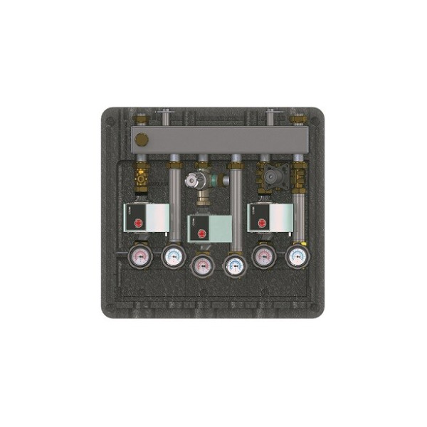 Коллектор распределительный с гидравлическим разделителем Elsen DN 20 Elsen Smartbox 2.0 на 3 контура 1"НГ, 2 м3/ч (EWG20.03) Коллектор распределительный с гидравлическим разделителем Elsen DN 20 Elsen Smartbox 2.0 на 3 контура 1"НГ, 2 м3/ч (EWG20.03)