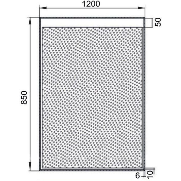 Зеркало с подсветкой Aquanet Палермо New 120x85 (00249356)