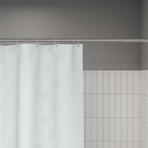 Шторка для ванн текстильная Iddis Base 240x200 белая (BD04P24i11) Шторка для ванн текстильная Iddis Base 240x200 белая (BD04P24i11)