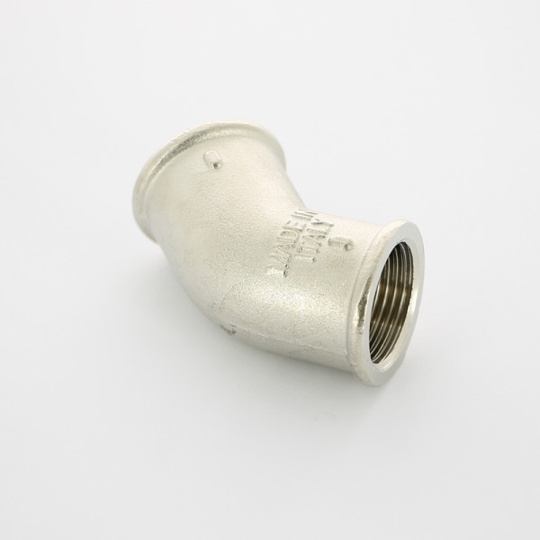 Угольник 3/4" 45 гр. ВВ Uni-Fitt (никель) 641N3300