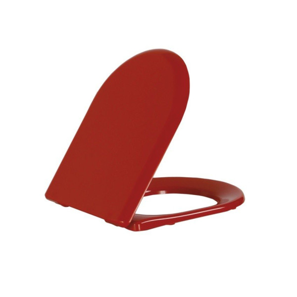Сиденье для унитаза Creavit с микролифтом красный (KC0103.03.1100E)