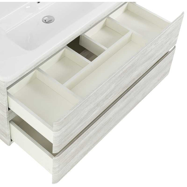 Тумба подвесная BelBagno Albano-CER 105 Rovere Vintage Bianco (ALBANO-CER-1050-2C-SO-RVB) Тумба подвесная BelBagno Albano-CER 105 Rovere Vintage Bianco (ALBANO-CER-1050-2C-SO-RVB)