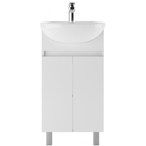 Тумба напольная Уют 45 Норма без ящика Айсберг Домино (DA1656T)