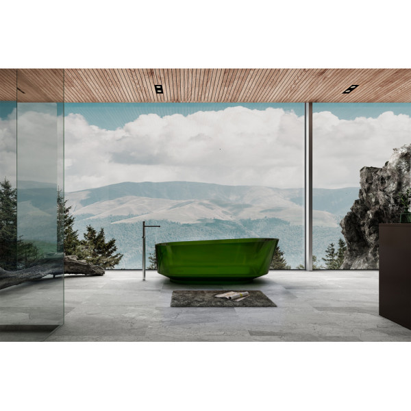 Ванна прозрачная Abber Kristall 170x80 зеленая (AT9706Emerald) Ванна прозрачная Abber Kristall 170x80 зеленая (AT9706Emerald)