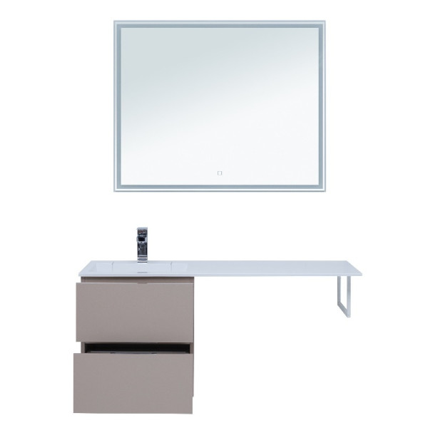 Тумба подвесная Aquanet Алвита 48 480х480х528 2 ящика, капучино (243661)