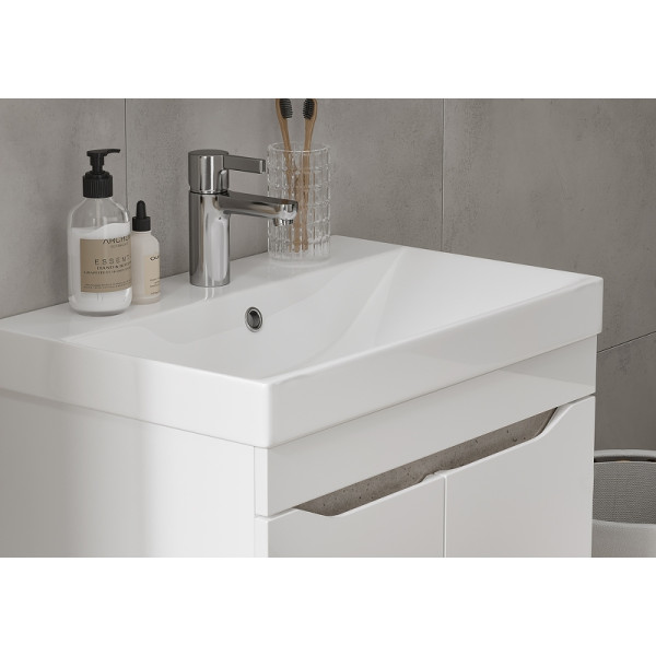 Тумба напольная Volna Lake 597x800 белая (tnLAKE60.2D-01) Тумба напольная Volna Lake 597x800 белая (tnLAKE60.2D-01)