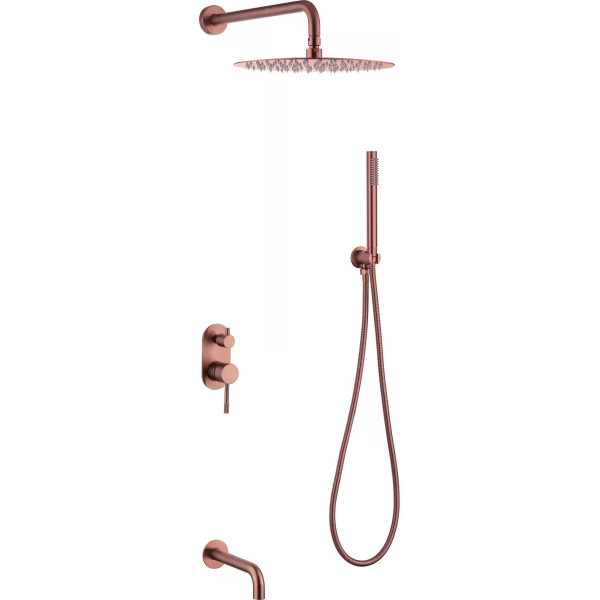 Душевая система Boheme Uno CB (брашированная медь) (464-2-CB) Душевая система Boheme Uno CB (брашированная медь) (464-2-CB)