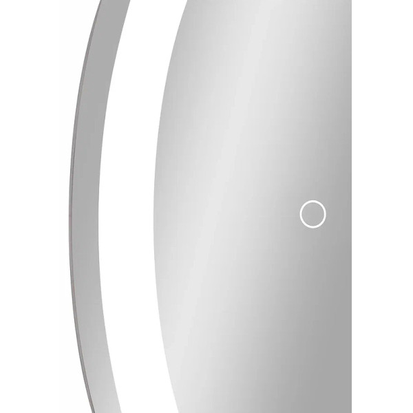 Шкаф зеркальный Континент Torneo White LED d 700 (МВК085)