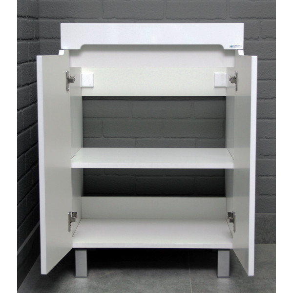 Тумба напольная Como 60 Аура без ящика Айсберг Домино (DA2502T) Тумба напольная Como 60 Аура без ящика Айсберг Домино (DA2502T)