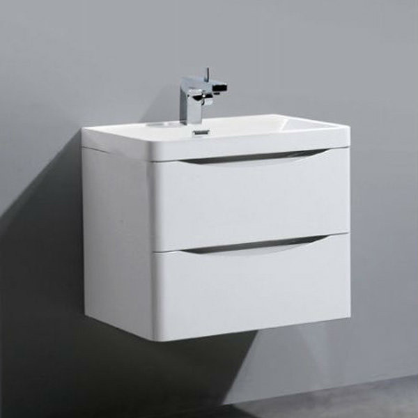 Тумба подвесная BelBagno Ancona-N 60 см Bianco Lucido (Ancona-N-600-2C-SO-BL)