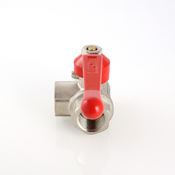 Кран 3/4" шаровый трёхходовой L-порт Valtec (красная ручка) VT.360.N.05