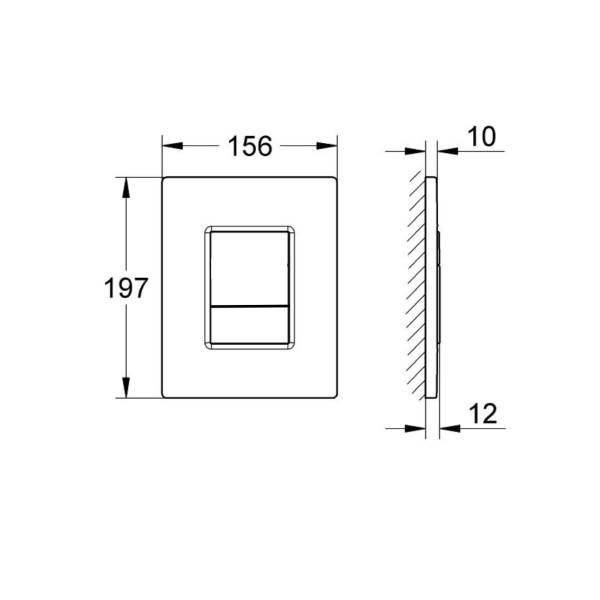 Клавиша смывная Aquatek белый (PNN-0000001)