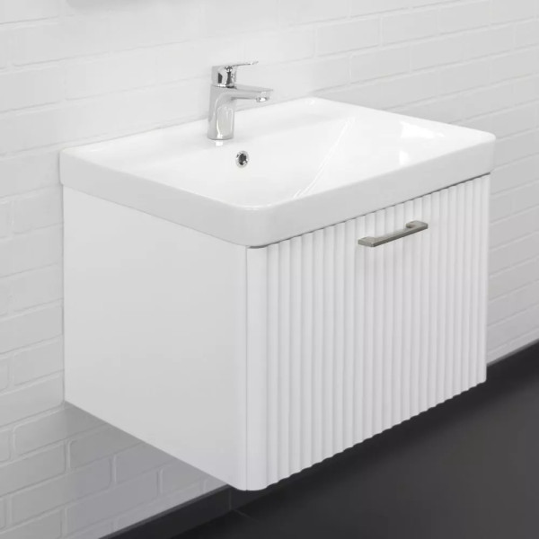 Тумба подвесная Comforty Ангара 600x470x460 белый матовый (00-00017871)