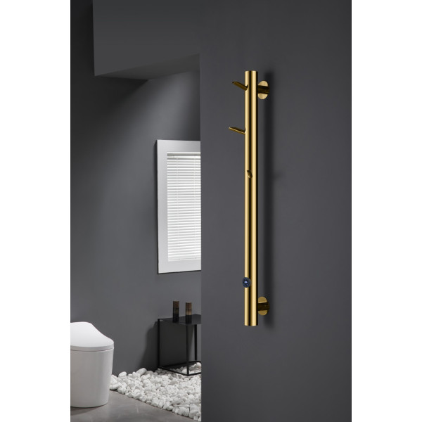 Полотенцесушитель электрический Boheme OAK 201x1500 G (золото) (724-G) Полотенцесушитель электрический Boheme OAK 201x1500 G (золото) (724-G)