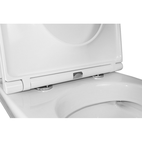 Унитаз напольный Azario Dante с сиденьем с микролифтом белый (AZ-93589)