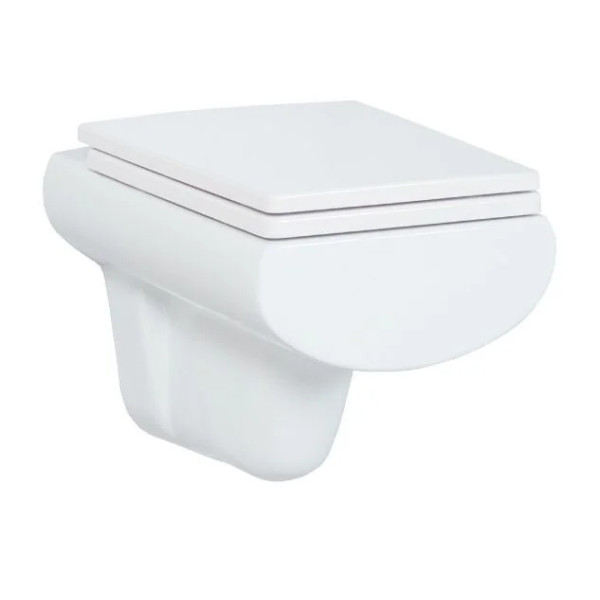 Унитаз подвесной с биде Creavit Slim 37,5x51,5x36,1 белый (SM320.00000)