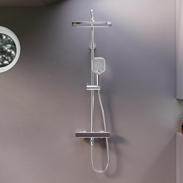 Душевая система Damixa Gala с ванно душевым ТМС смесителем, хром (953810000) Душевая система Damixa Gala с ванно душевым ТМС смесителем, хром (953810000)