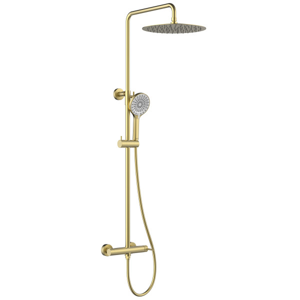 Душевая система Lemark Beluga золотой (LMF-8025B-BRLG)