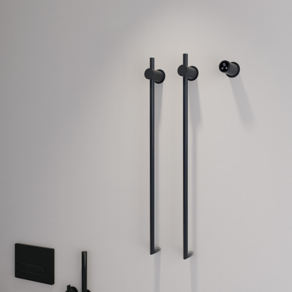 Полотенцесушитель электрический Abber Charme 345x800 черный матовый (AH4002MB) Полотенцесушитель электрический Abber Charme 345x800 черный матовый (AH4002MB)