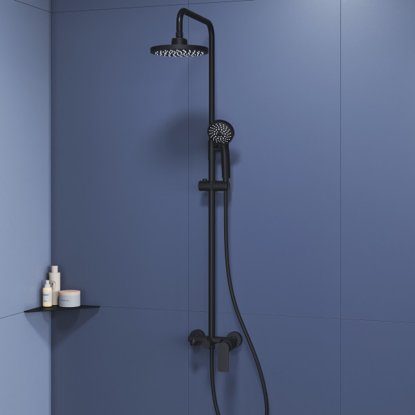 Душевая система RGW Shower Panels черный (59140126-04) Душевая система RGW Shower Panels черный (59140126-04)