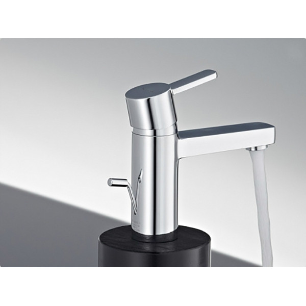 Смеситель для раковины Kludi Zenta хром, донный клапан (382500575)