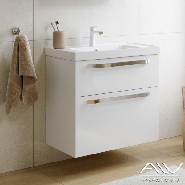 Тумба подвесная Alavann Paris 70 (белая) Тумба подвесная Alavann Paris 70 (белая)