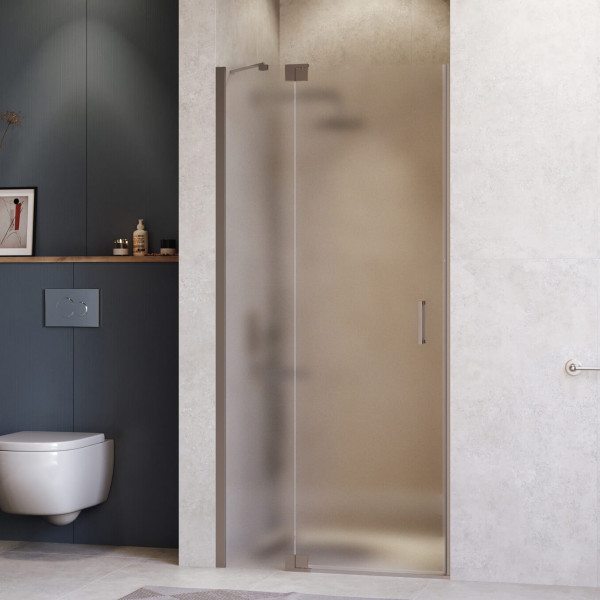 Душевая дверь RGW Hotel 130x200 стекло матовое-сатинат, профиль серый (350601413-210)