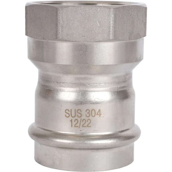 Переход 54х2"В Rommer из нержавеющей стали (пресс) (RSS-0022-000542) Переход 54х2"В Rommer из нержавеющей стали (пресс) (RSS-0022-000542)