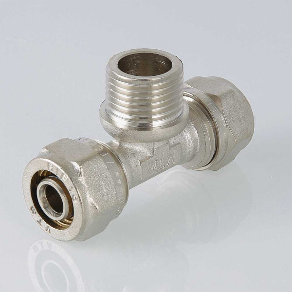Тройник 16*1/2"Н*16 Valtec (обжим) (VTm.333.N.160416) Тройник 16*1/2"Н*16 Valtec (обжим) (VTm.333.N.160416)