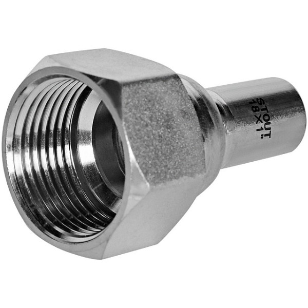 Вставка резьбовая 18х1"В Stout SSS-2023 НПр-ВР (нерж.ст., пресс) SSS-2023-000181 Вставка резьбовая 18х1"В Stout SSS-2023 НПр-ВР (нерж.ст., пресс) SSS-2023-000181