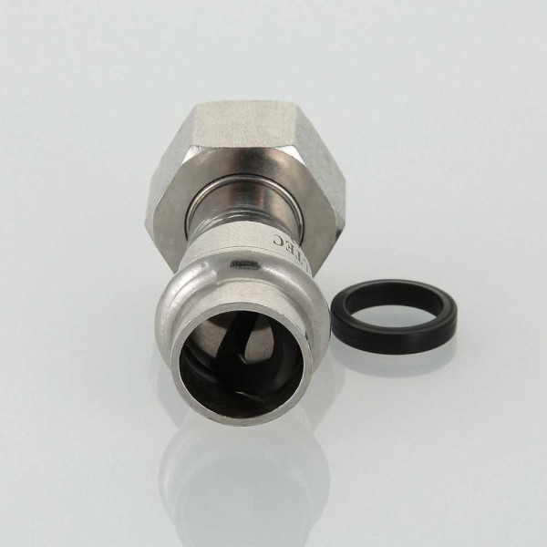 Переход 18*3/4"B с накидной гайкой Valtec (нерж.ст., пресс) (VTi.908.I.001805) Переход 18*3/4"B с накидной гайкой Valtec (нерж.ст., пресс) (VTi.908.I.001805)