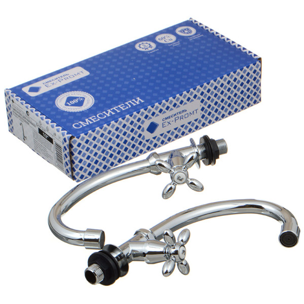 Смеситель моно Ex-promt Cross хром (Ex101.2-01)