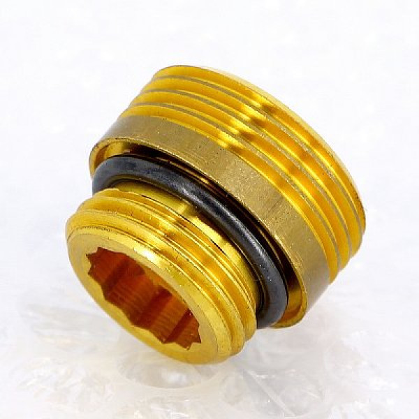 Переходник радиаторный 1/2"*3/4"(18) евроконус O-Ring Uni-Fitt (латунь) 199E2300